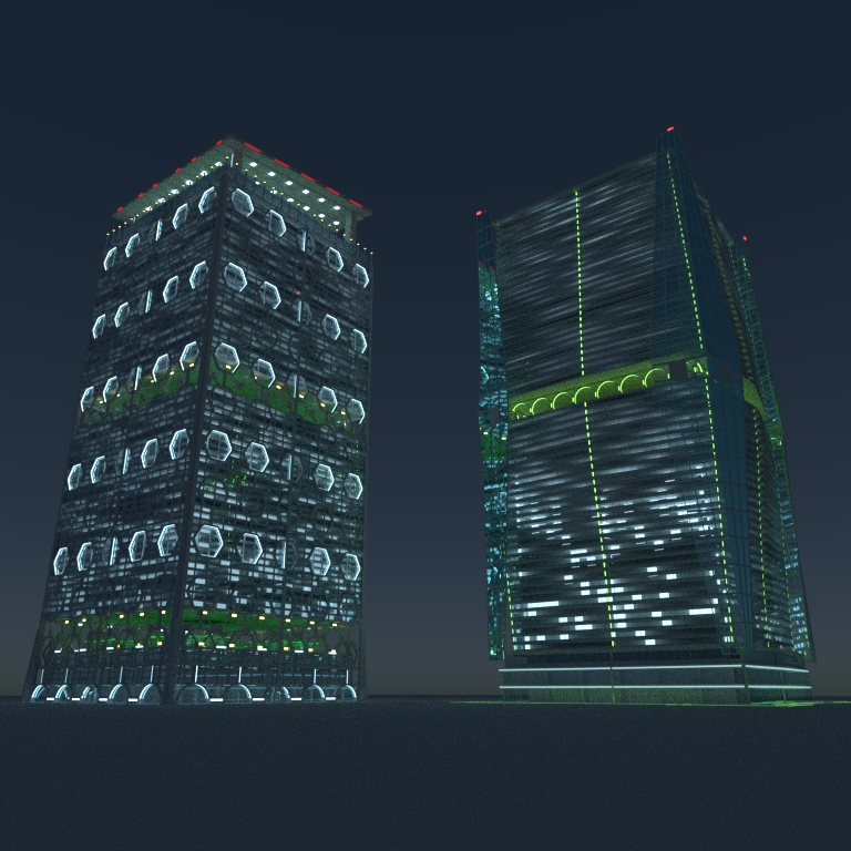 Scifi Building 23 Twin preview image 1